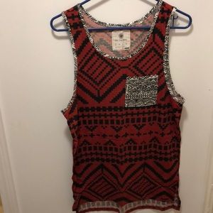 PacSun On The Byas Printed Muscle Tank NWOT